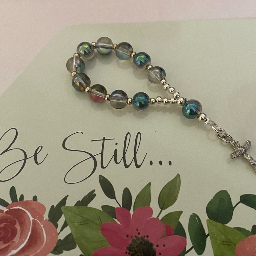 Mini Beaded Rosary
